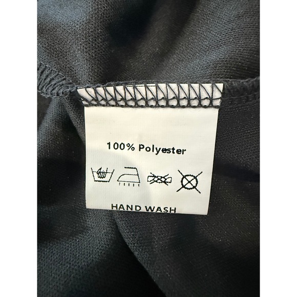 Love & Lemonade Maxi Gown Womens Black Green Sequin Double Slit Hollywood Glam - Picture 16 of 16